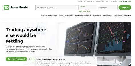 Log-in help Contact us Market volatility, volume, and system availability may delay account access and trade executions. . Ameritrade sign in